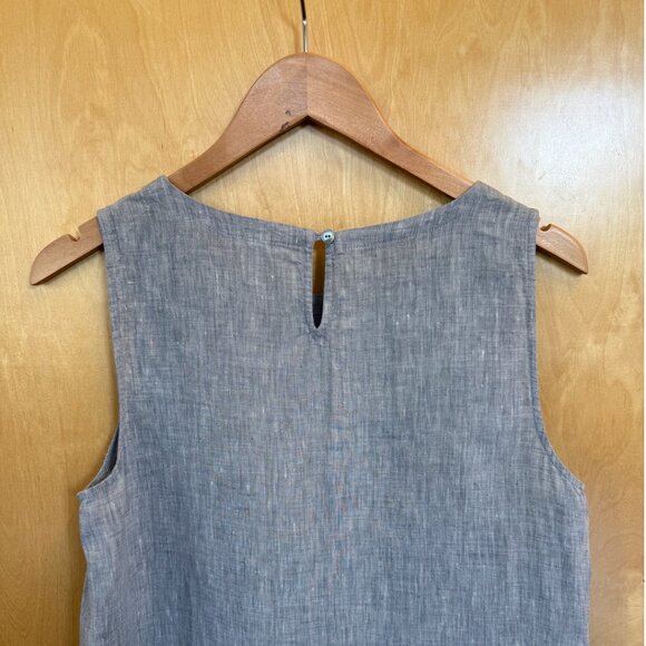 Eileen Fisher - Linen A-Line Dress - Picture 4 of 5